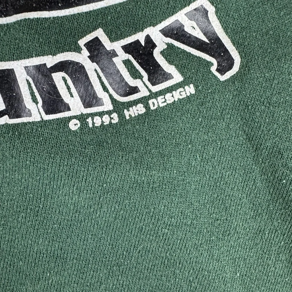 Vintage Oregon Gods Country Crewneck Sweater 90s Green‎ Men's Size Xl Jerzees